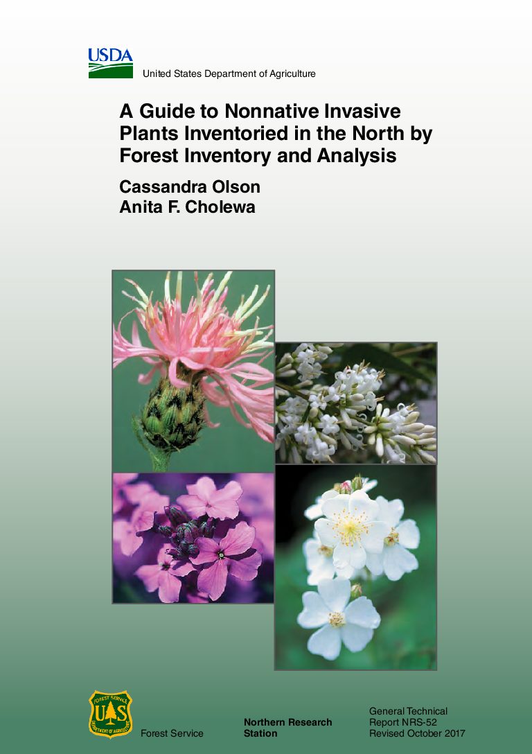 A Guide to Nonnative Invasive Plants Inventoried in the North by Forest Inventory and Analysis